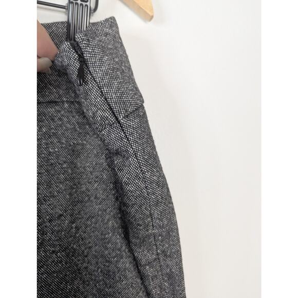 NWT Talbots Grey Classic Wide Leg Side Zip Wool Blend Dress Pants - Picture 4 of 8
